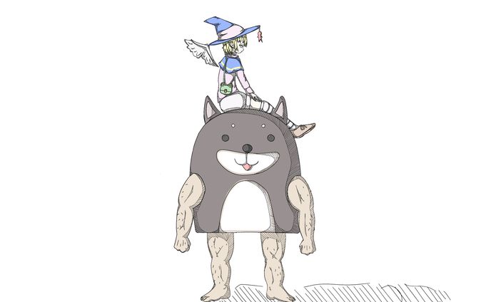 魔女とポポロン(skeb依頼作)