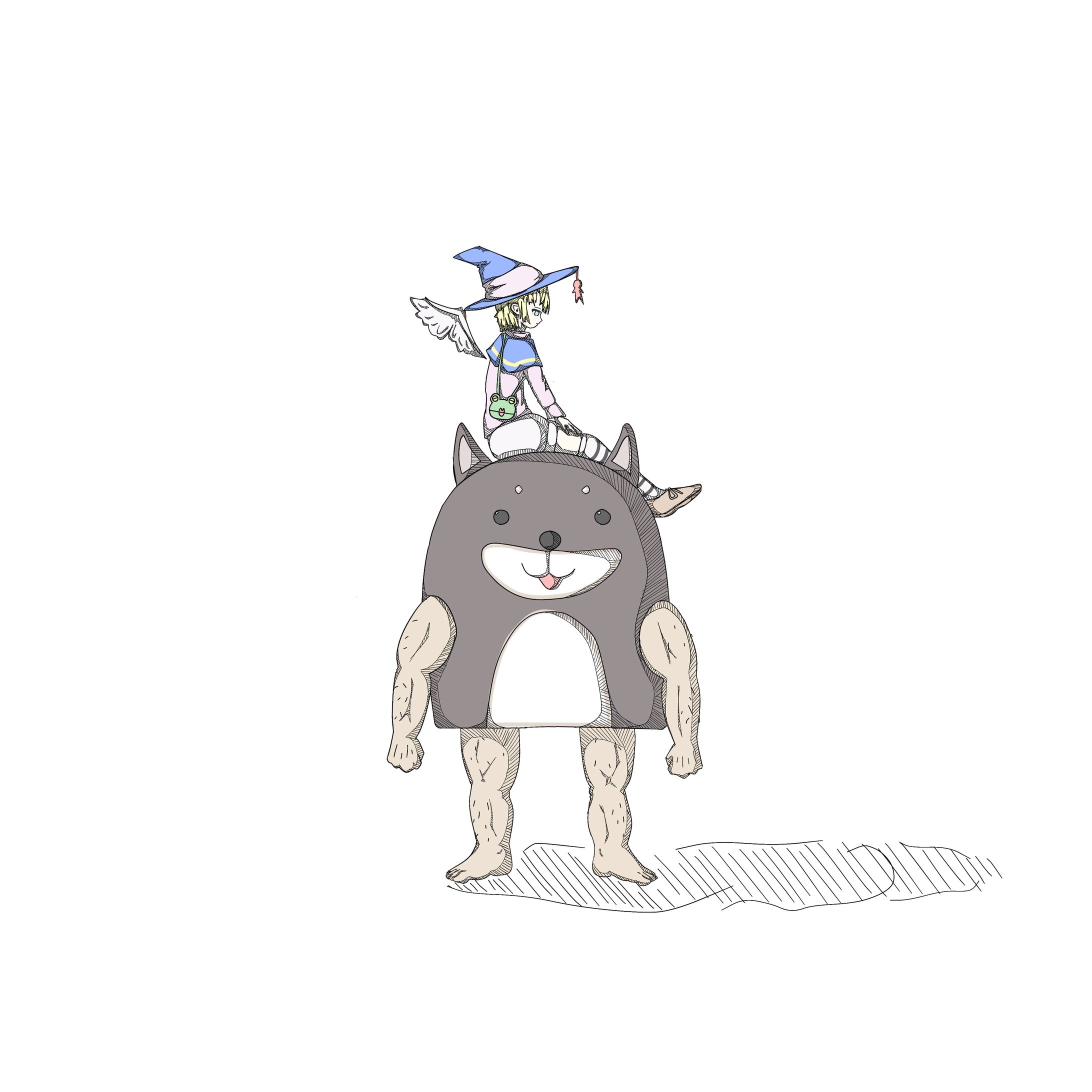 魔女とポポロン(skeb依頼作)-1