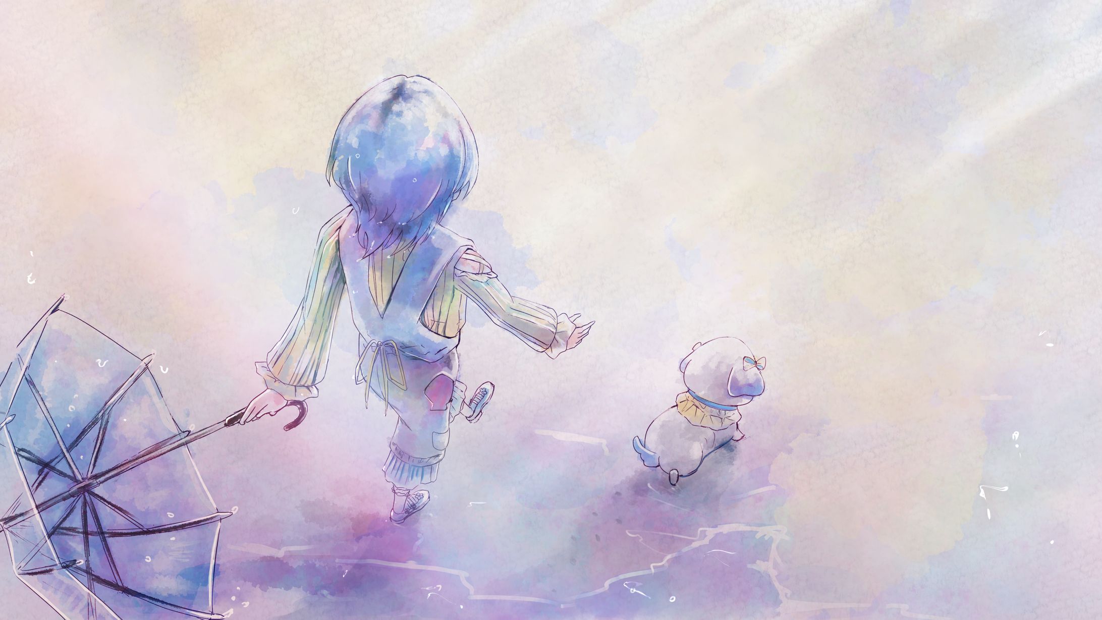 rain stops,good-bye /におP  歌ってみたイラスト-1