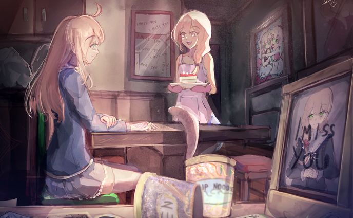Good Morning. My Little Sister

#art #animegirl #oc