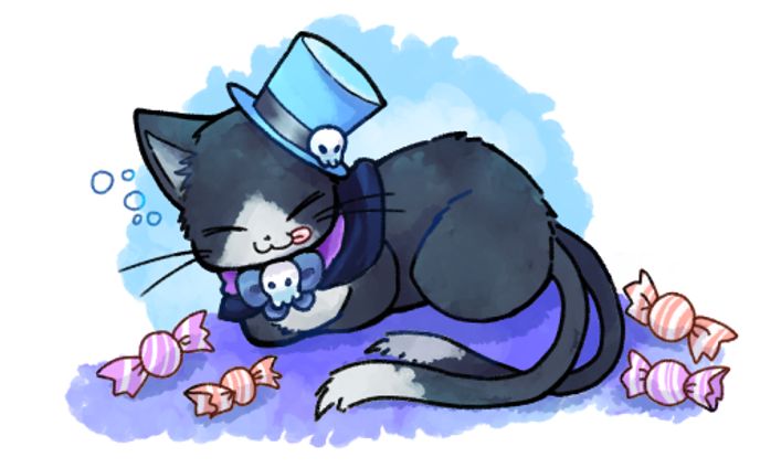 猫ちゃん１【pixivfanboxプランイラスト】