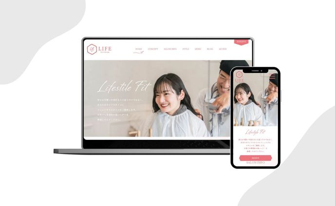 美容室LP　LIFE hair design様 