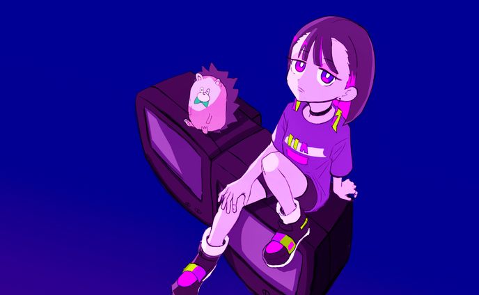「ずっと真夜中でいいのに」ファンアート