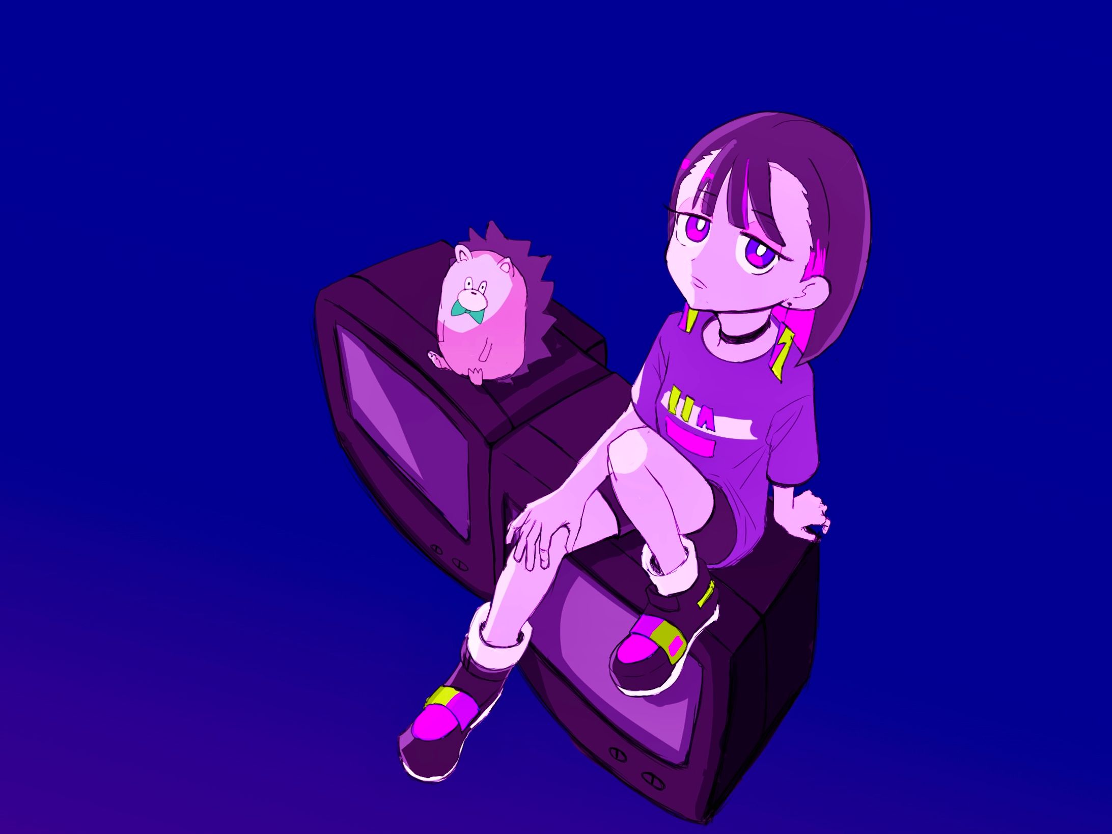 「ずっと真夜中でいいのに」ファンアート-1