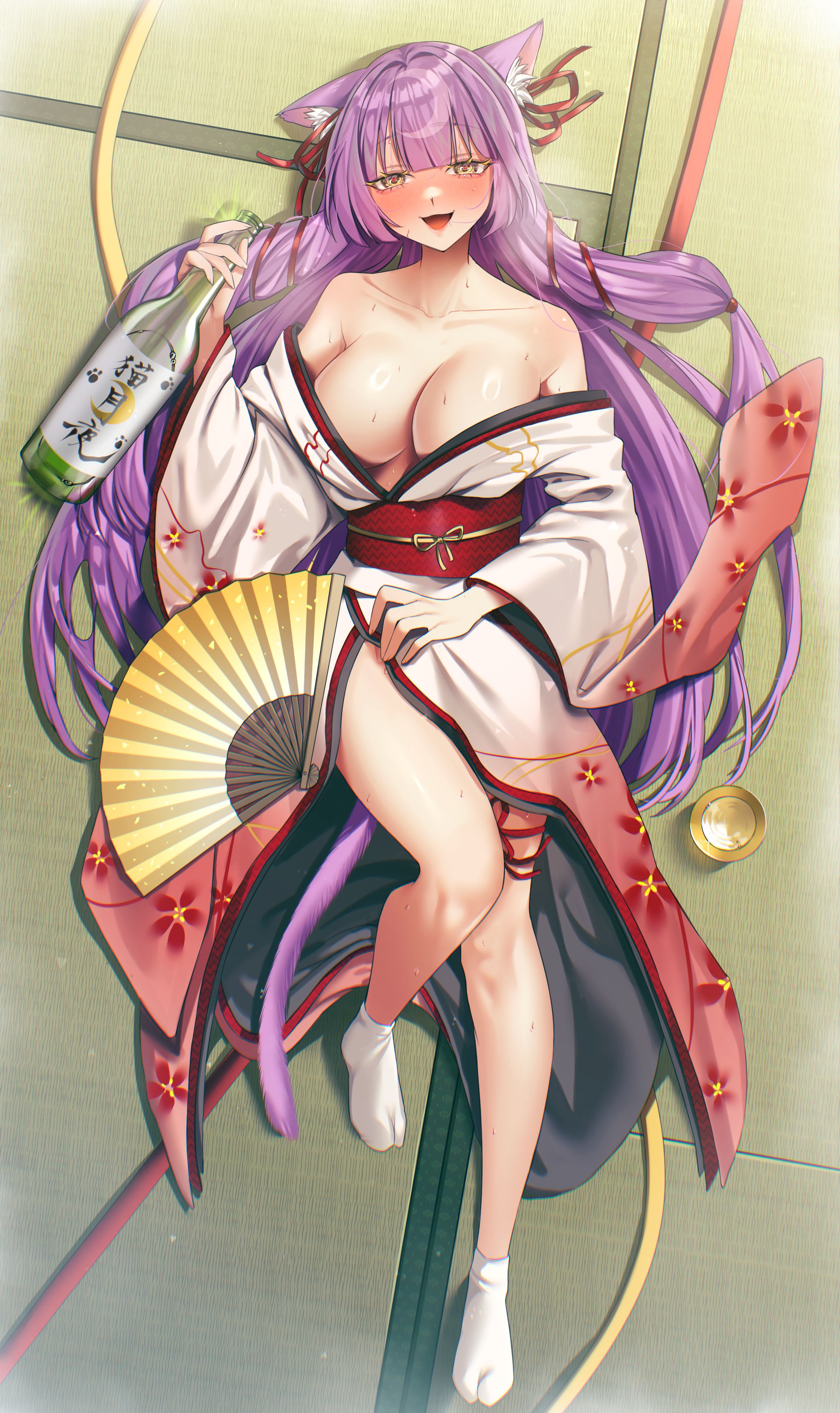 猫月夜さくはさん　和服-1