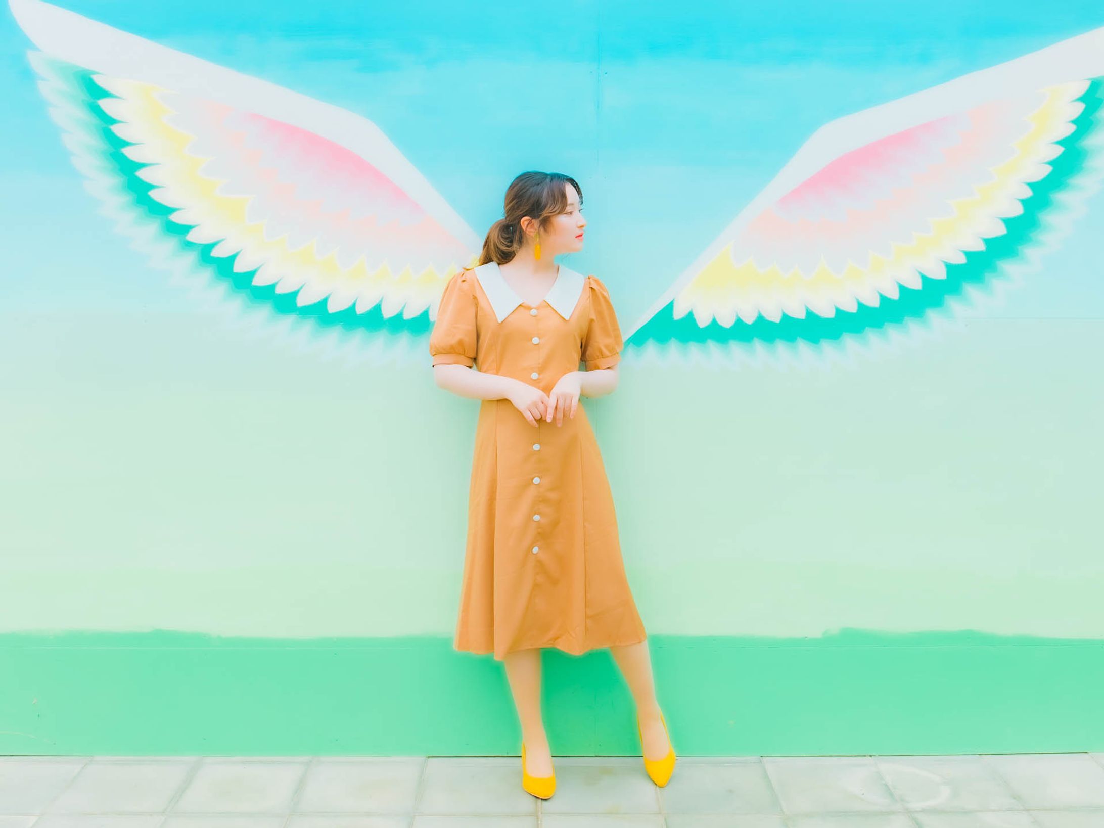 女性モデル　プロフィール撮影⑦-1