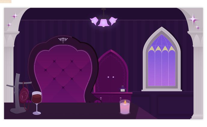 【FA】鬼吸魔りあな様　部屋風配信画面