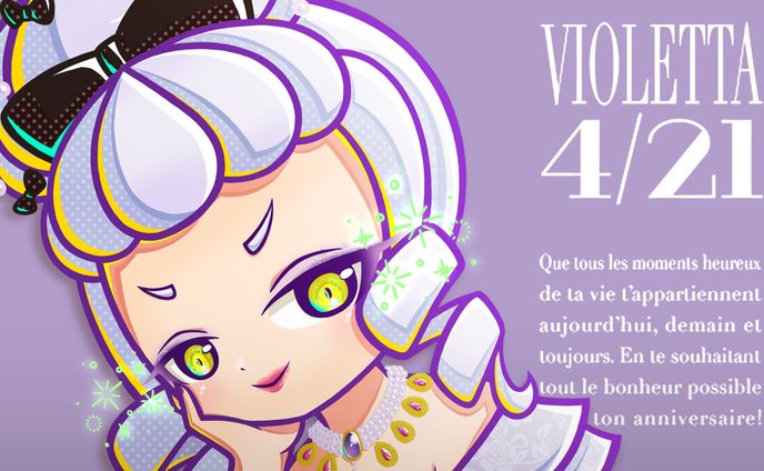 Bon Anniversaire VIOLETTA! 