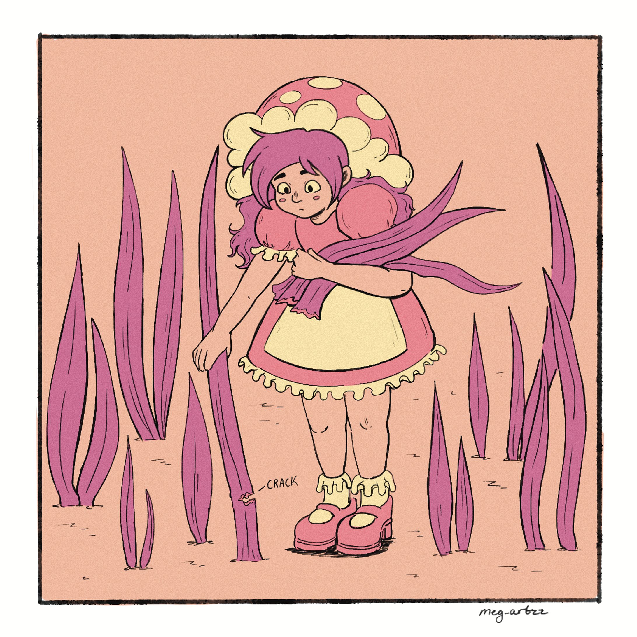 Tiny Girl and Cat, Comic Short-1