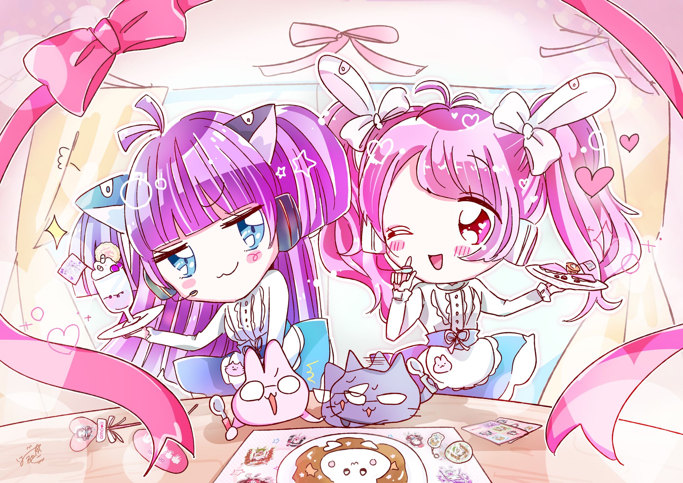 amaii cafe illust-1