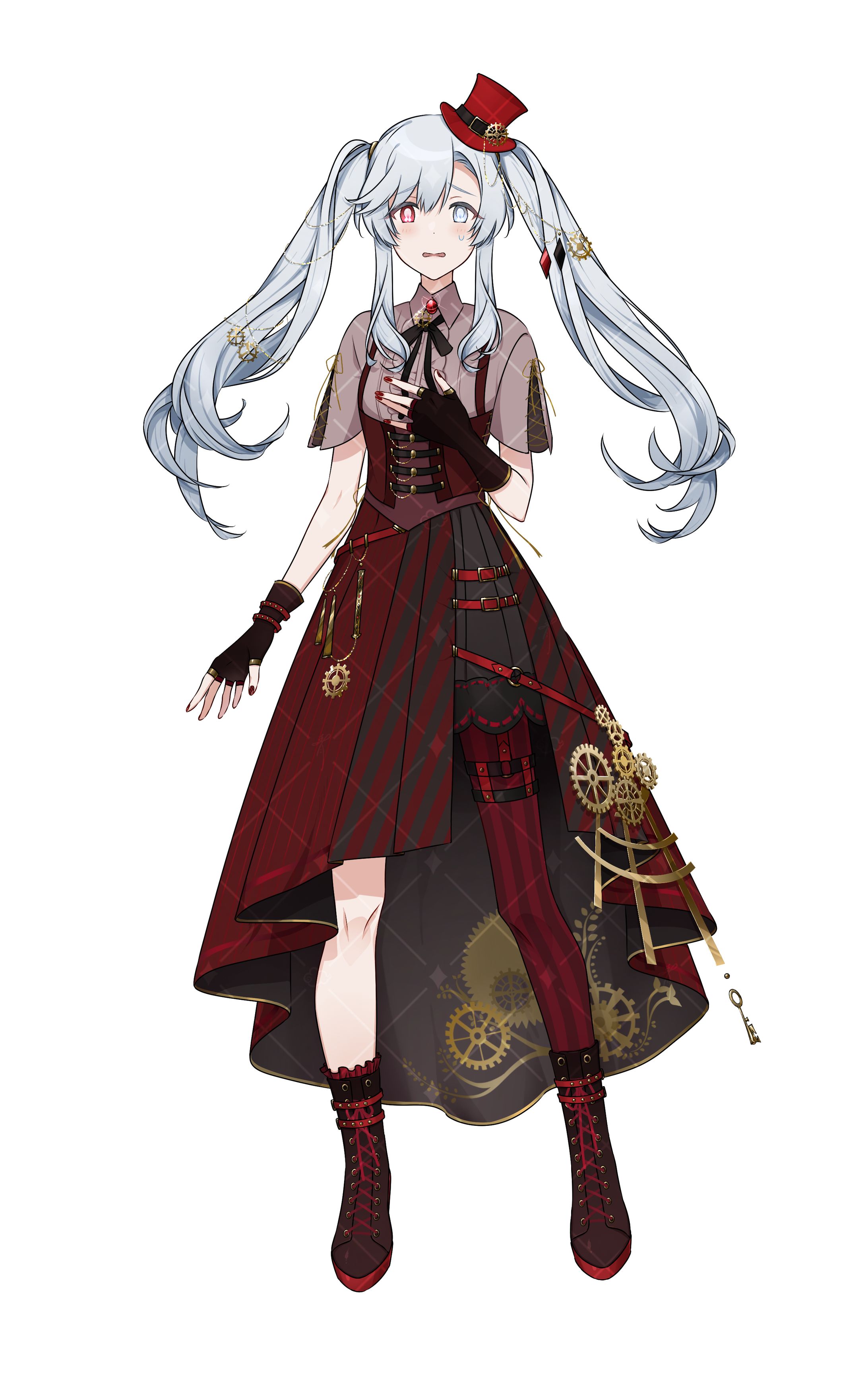 【仕事絵】TRPG用全身立ち絵-1