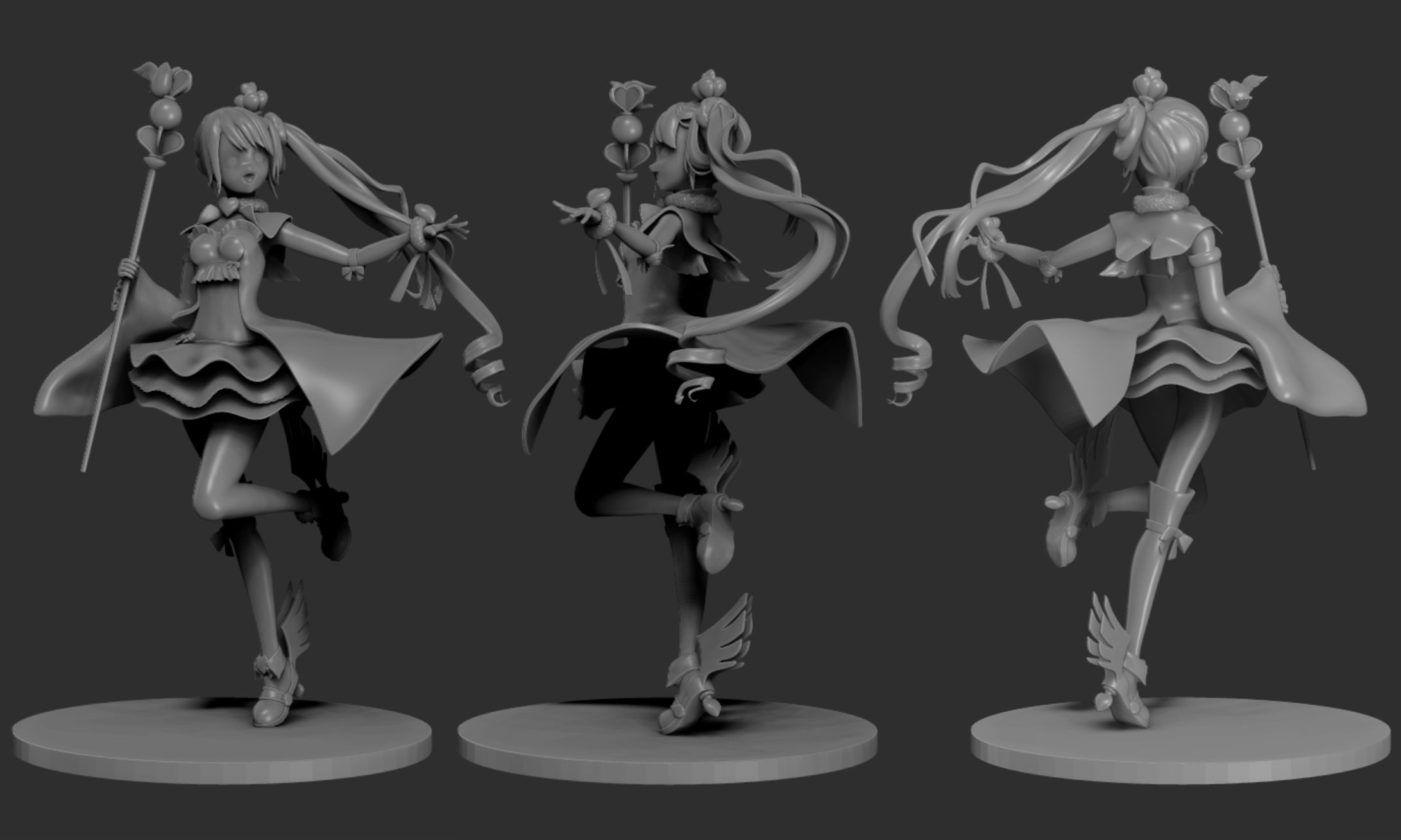 ロゼッタちゃん（ZBrushフィギュア制作の教科書）