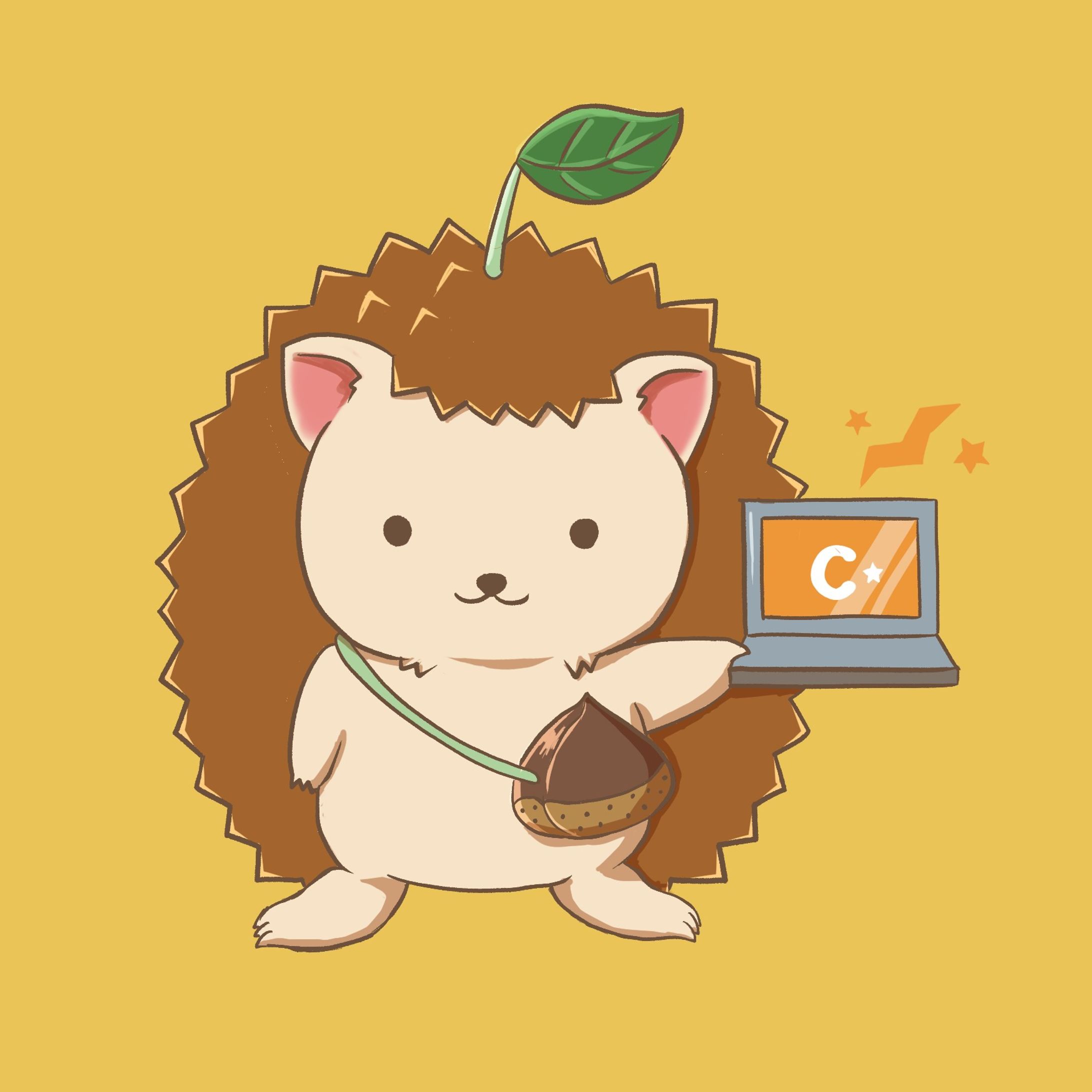 デジハリネズミ・くりちゃん-1