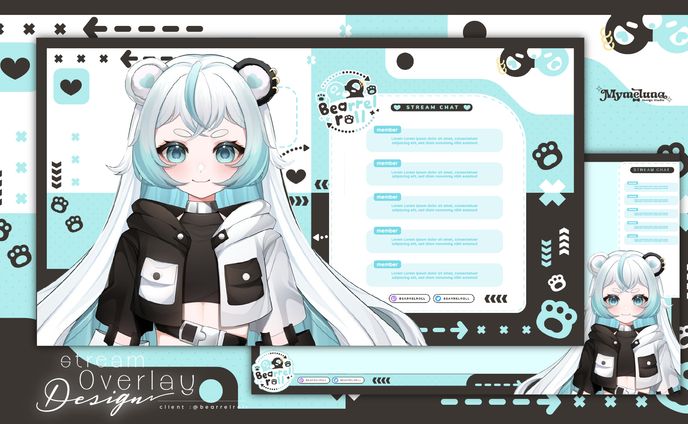 bearrelroll's Stream Overlay