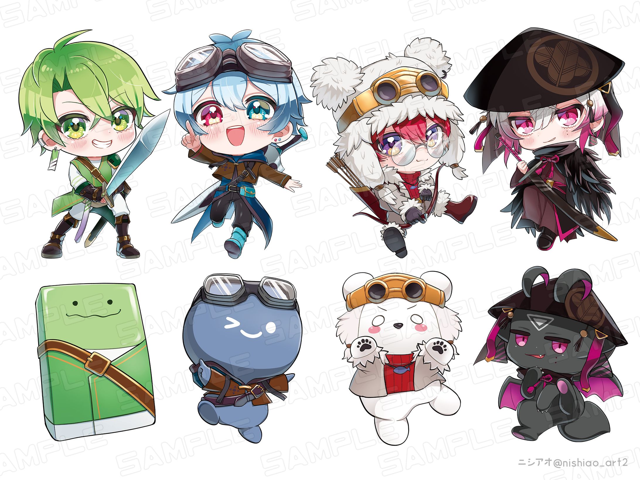 『いんく』イベントミニキャライラスト-1