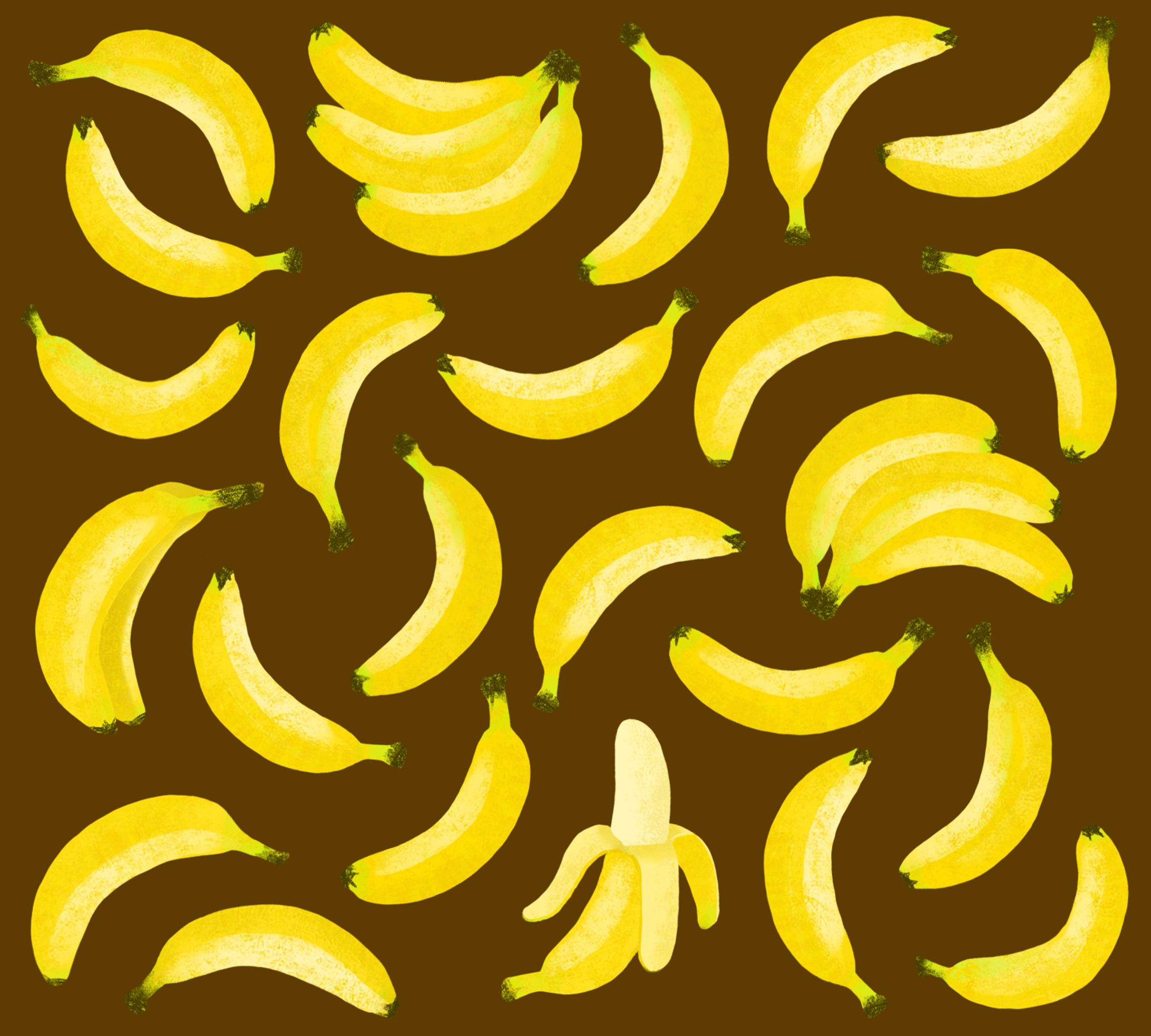 バナナのイラスト-1