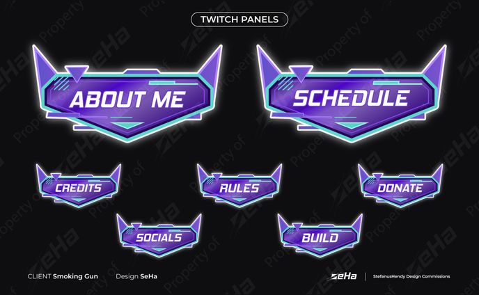 Smoking Gun Twitch Panels