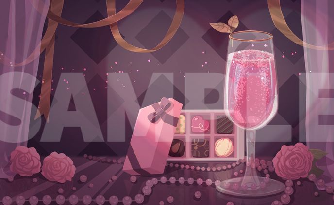 フラット寿明様　背景イラスト