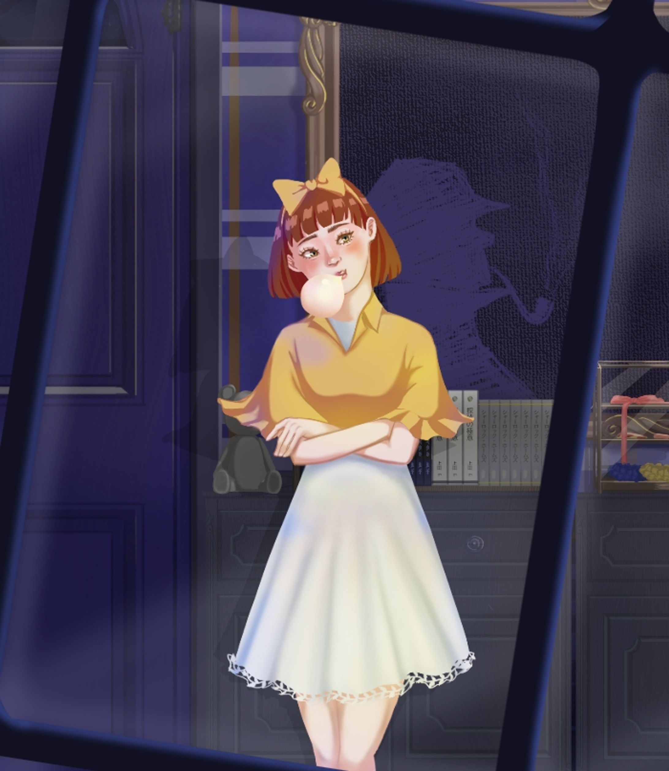 探偵になりたい女の子（背景）-1