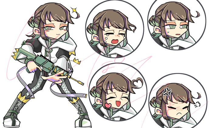 Devastationはるさめさんの表情差分