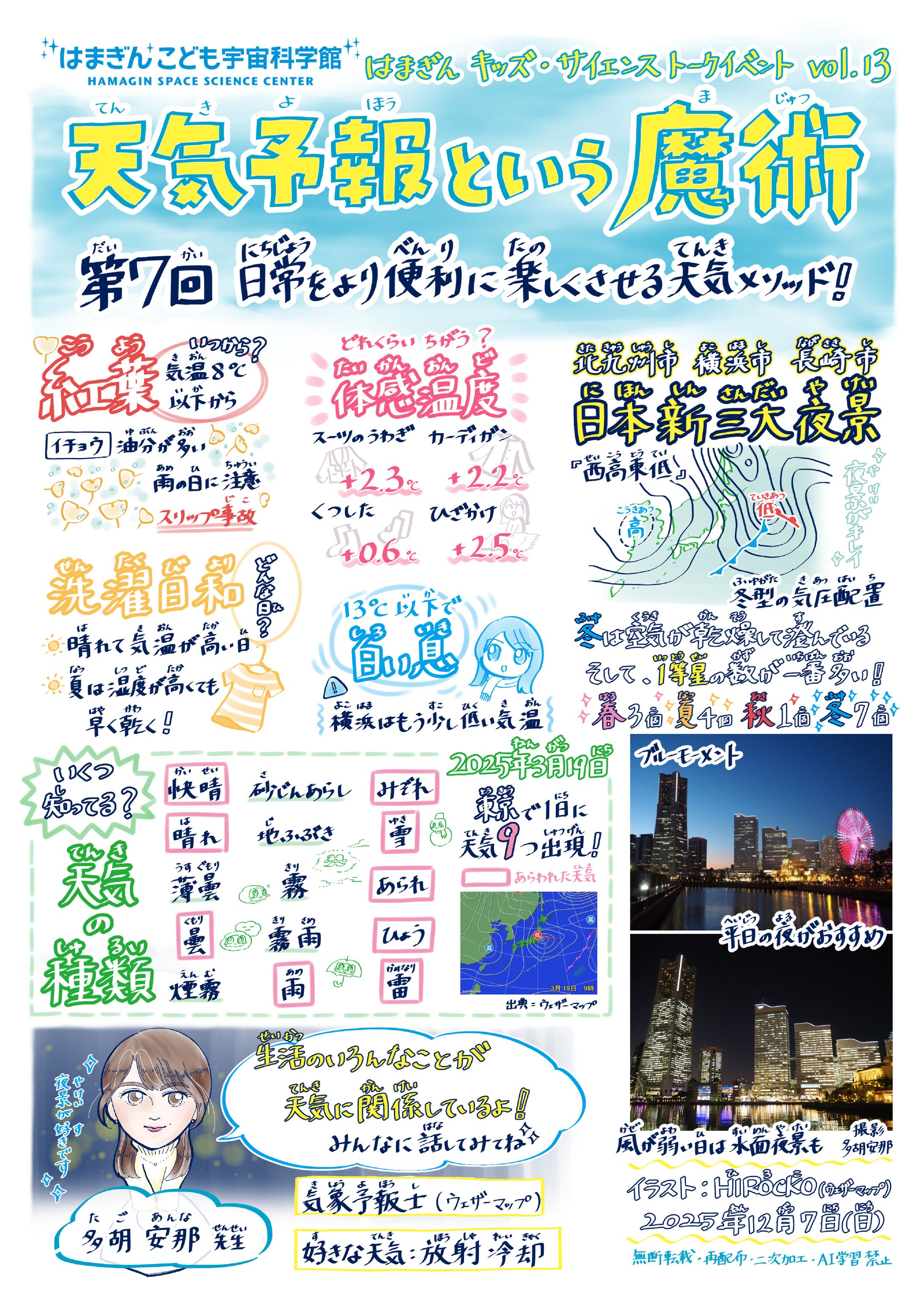 ワンページアーカイブ『天気予報という魔術（第7回）多胡安那先生』-1