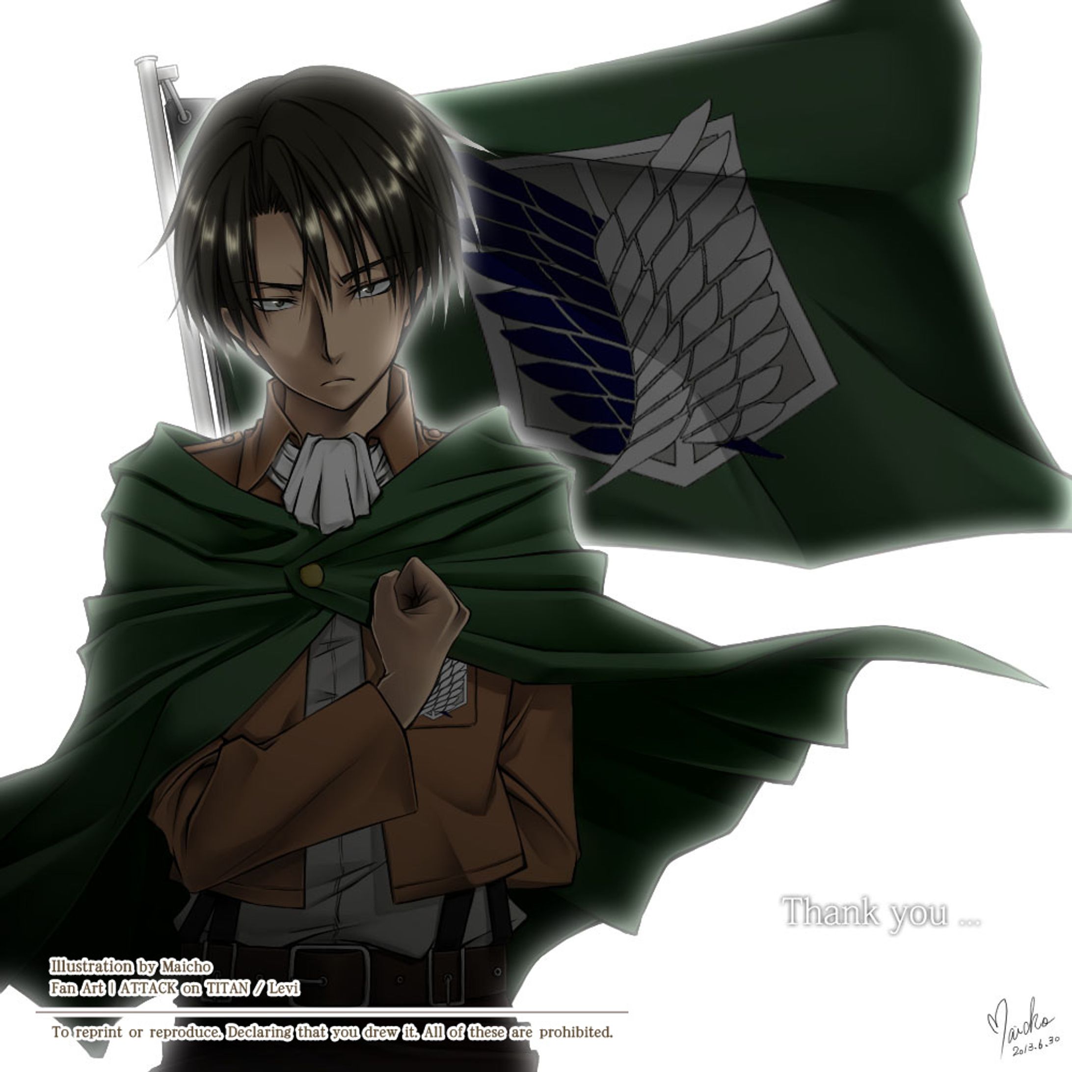進撃の巨人 - リヴァイ兵長 _ ATTACK ON TITAN - Captain Levi-1
