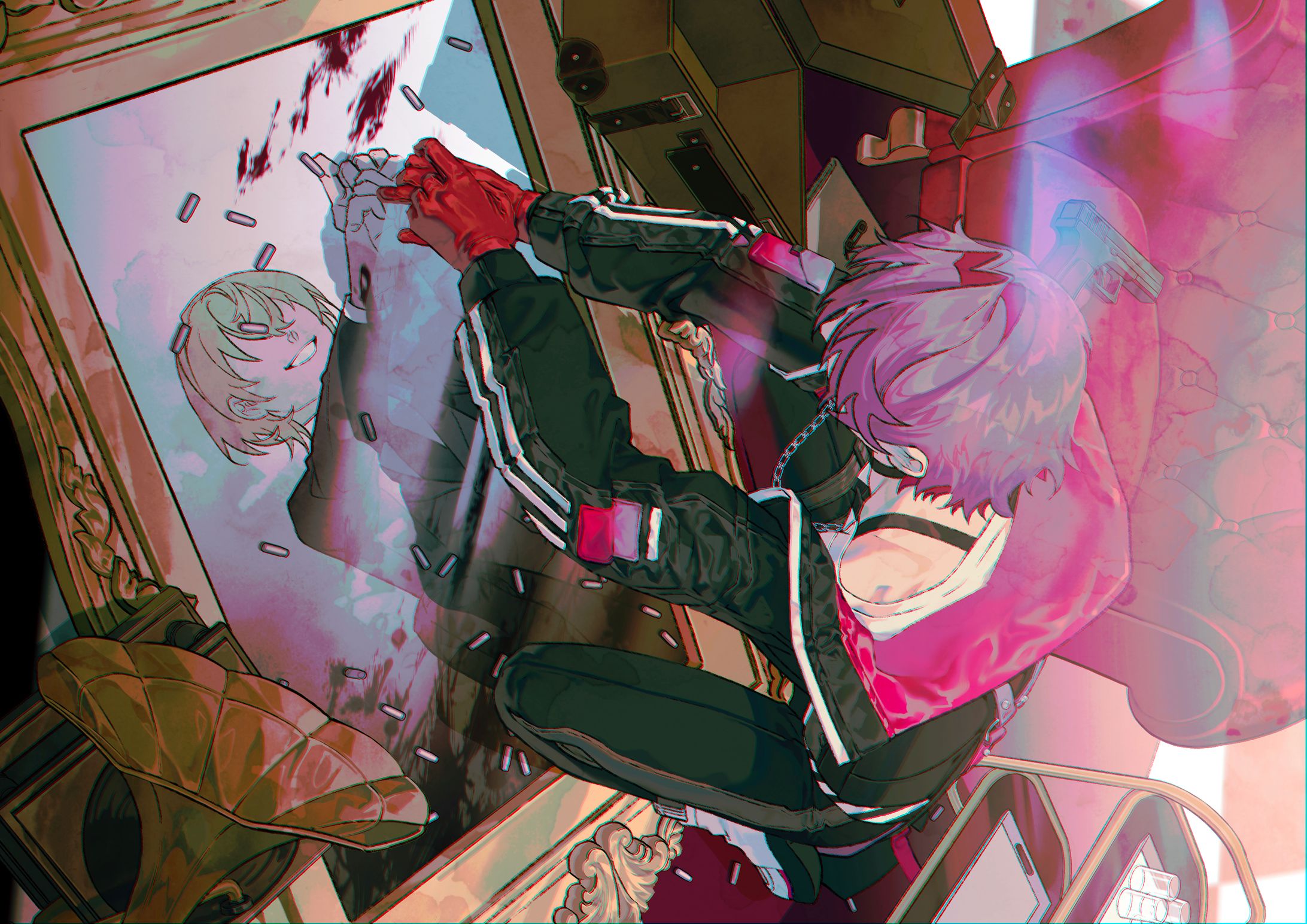 Unrecognizable reflection -1