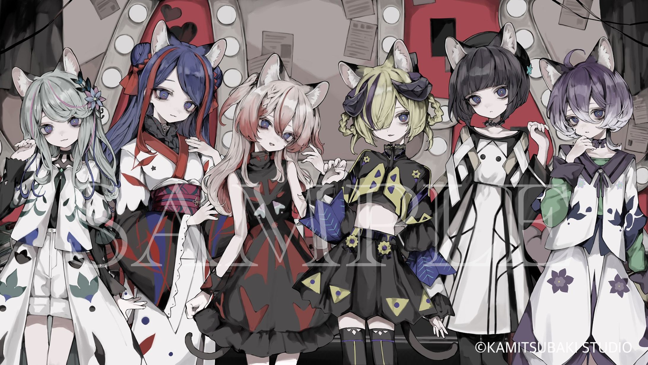 KAMITSUBAKI STUDIO所属 少女革命計画【残響ヴァンデラー】coverイラスト-1