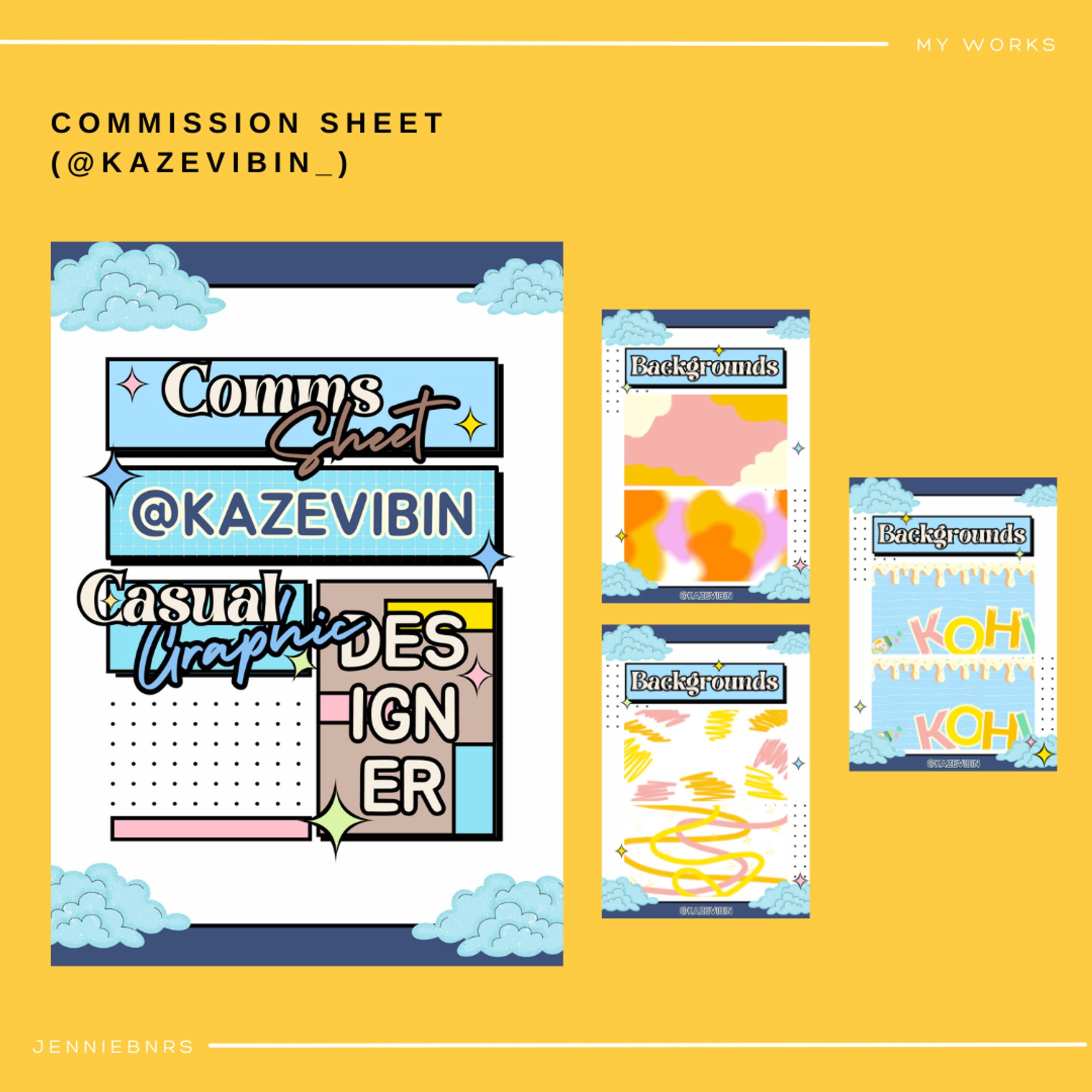 Commission Sheet for kazevibin_-1