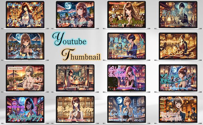【株式会社ミカエルライト様】YouTube用サムネイル制作（15枚）