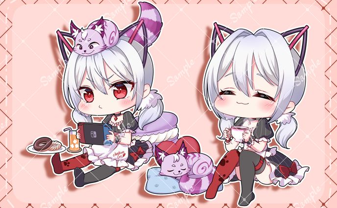 夢猫街ゆーん様デフォルメイラスト