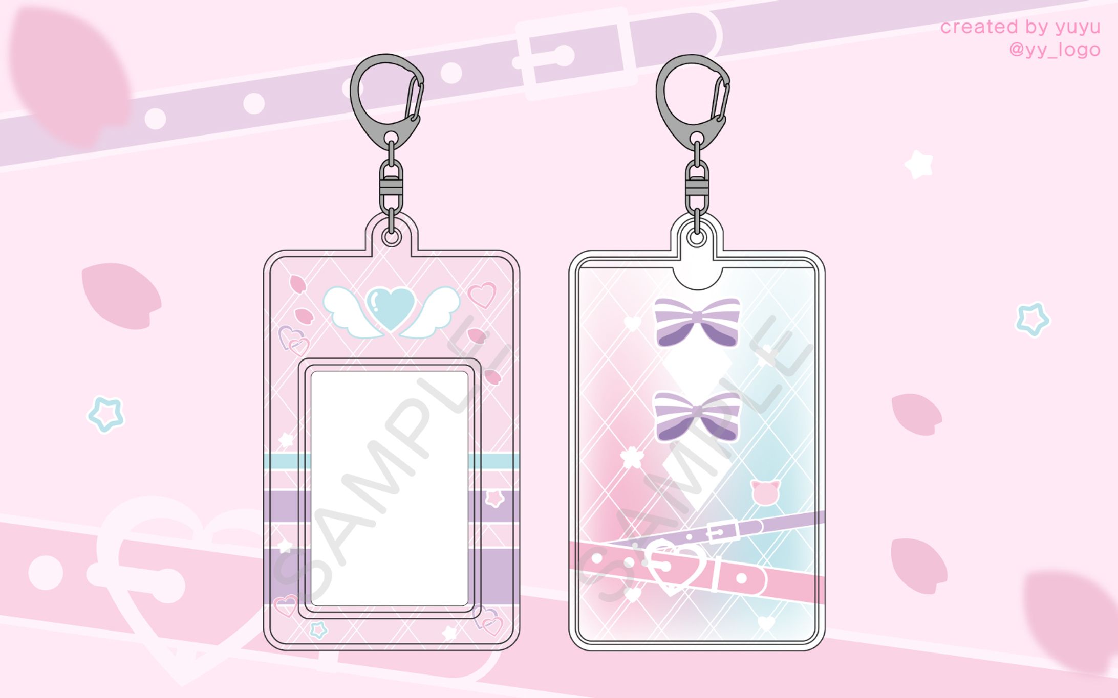 愛瀬もあ様グッズ チェキホルダー-1