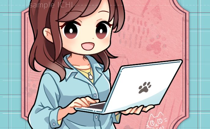 【Vtuber】パーツ分け済みアバターイラスト