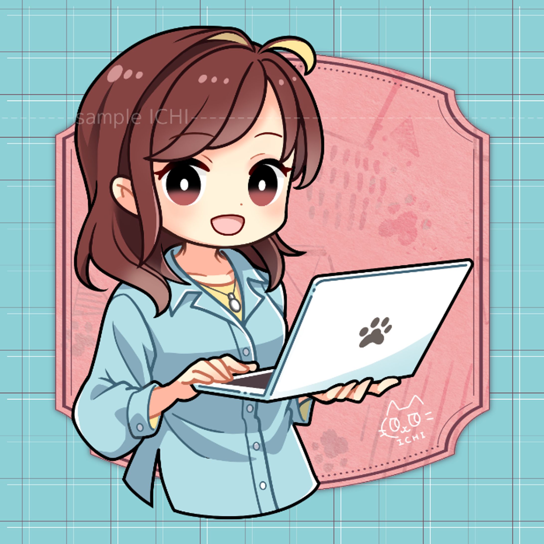 【Vtuber】パーツ分け済みアバターイラスト-1