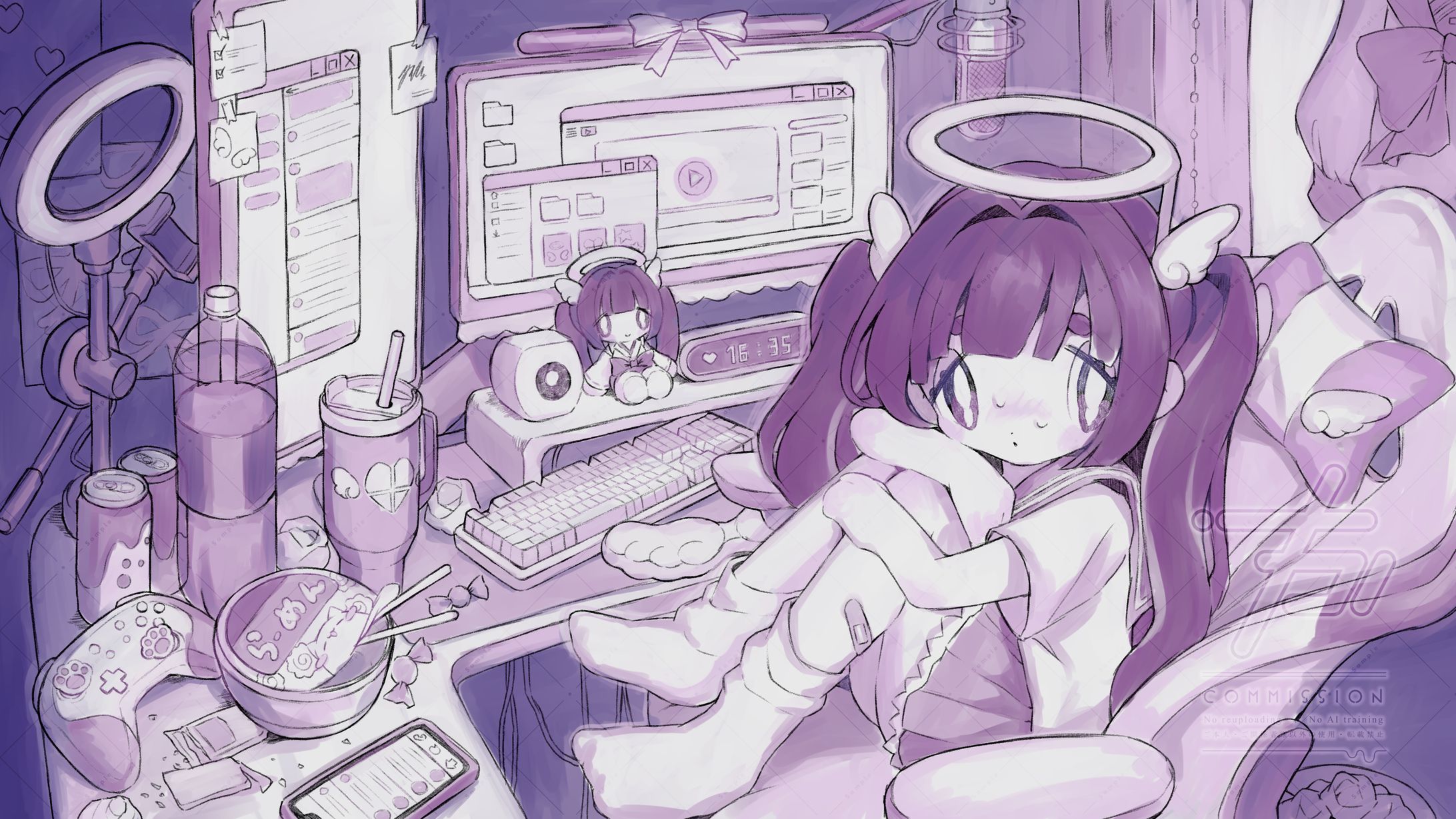 古手様 『夏のメロウ』 MVイラスト -1