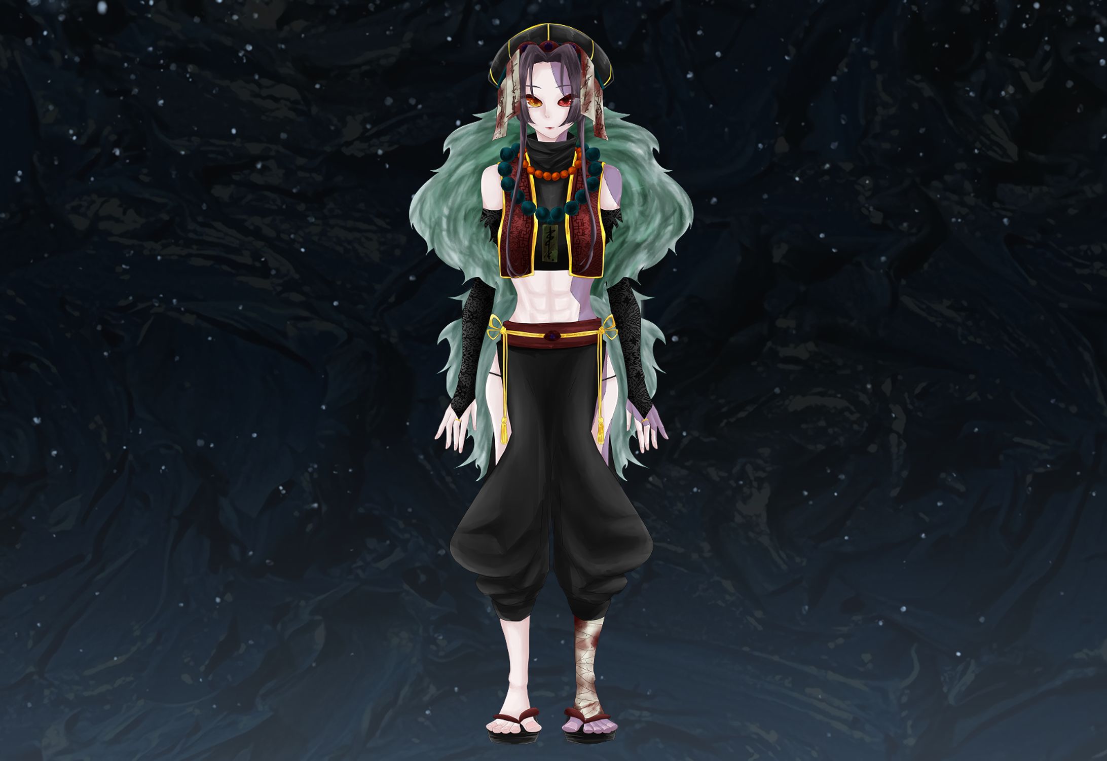 Live2D・モデリング用キャラクターデザイン-1