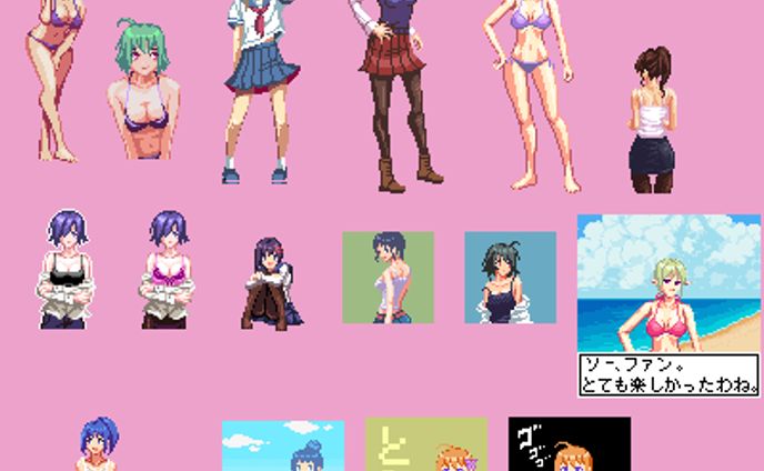 女の子のドット絵まとめ