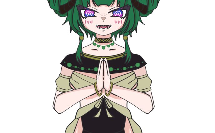 エジプトミーム 動画用 パーツ分けイラスト