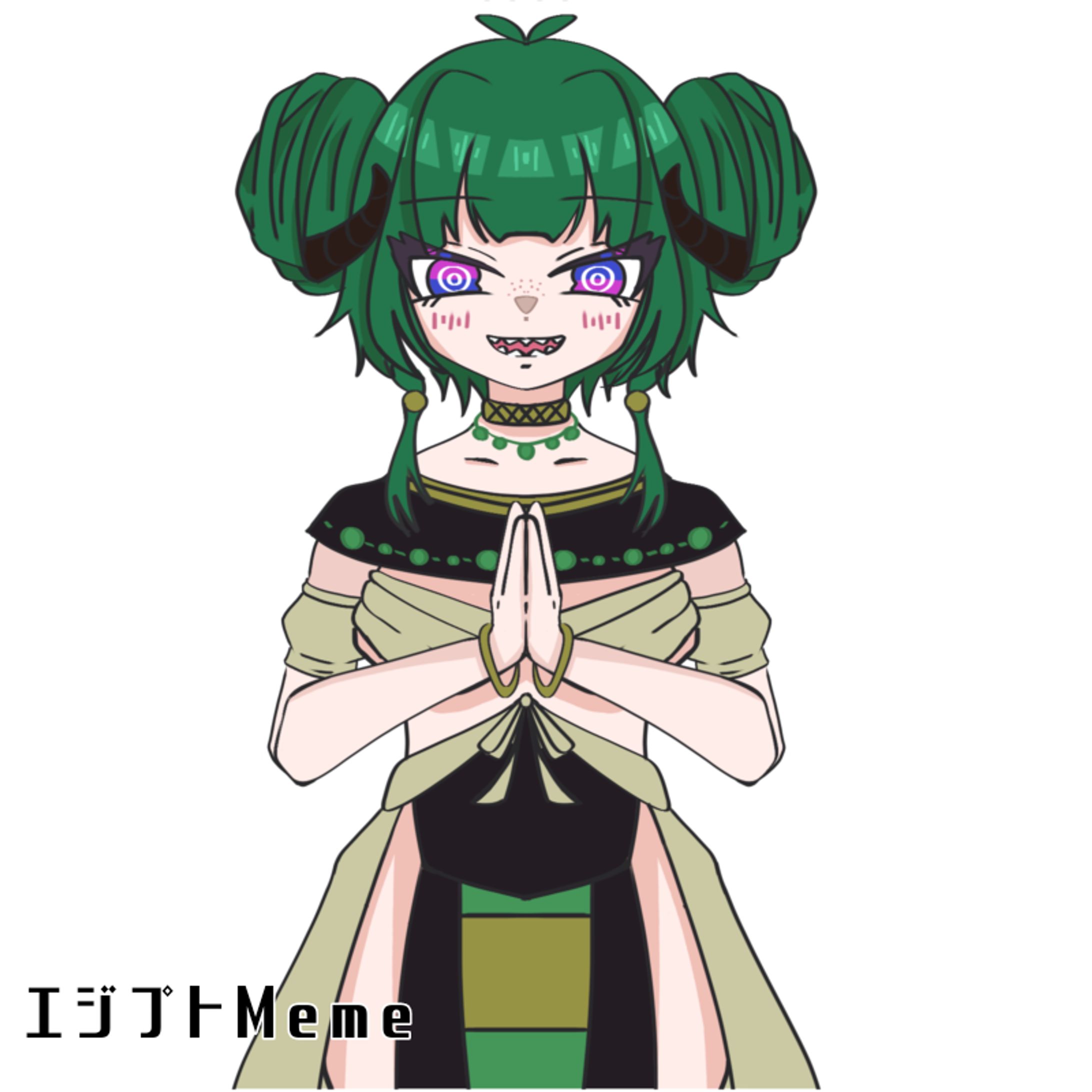 エジプトミーム 動画用 パーツ分けイラスト-1