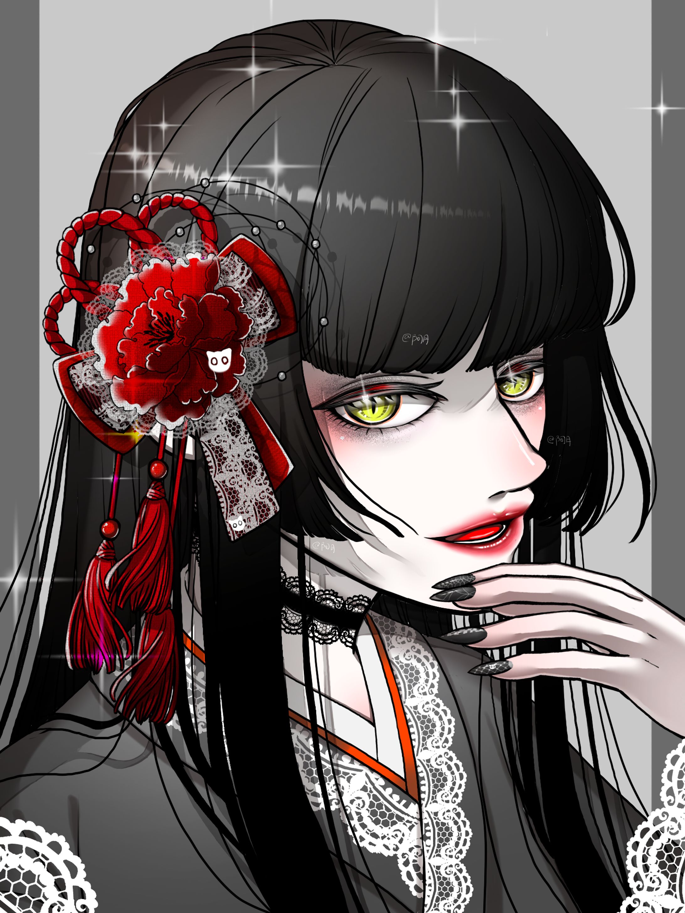 和服メイク美女-1
