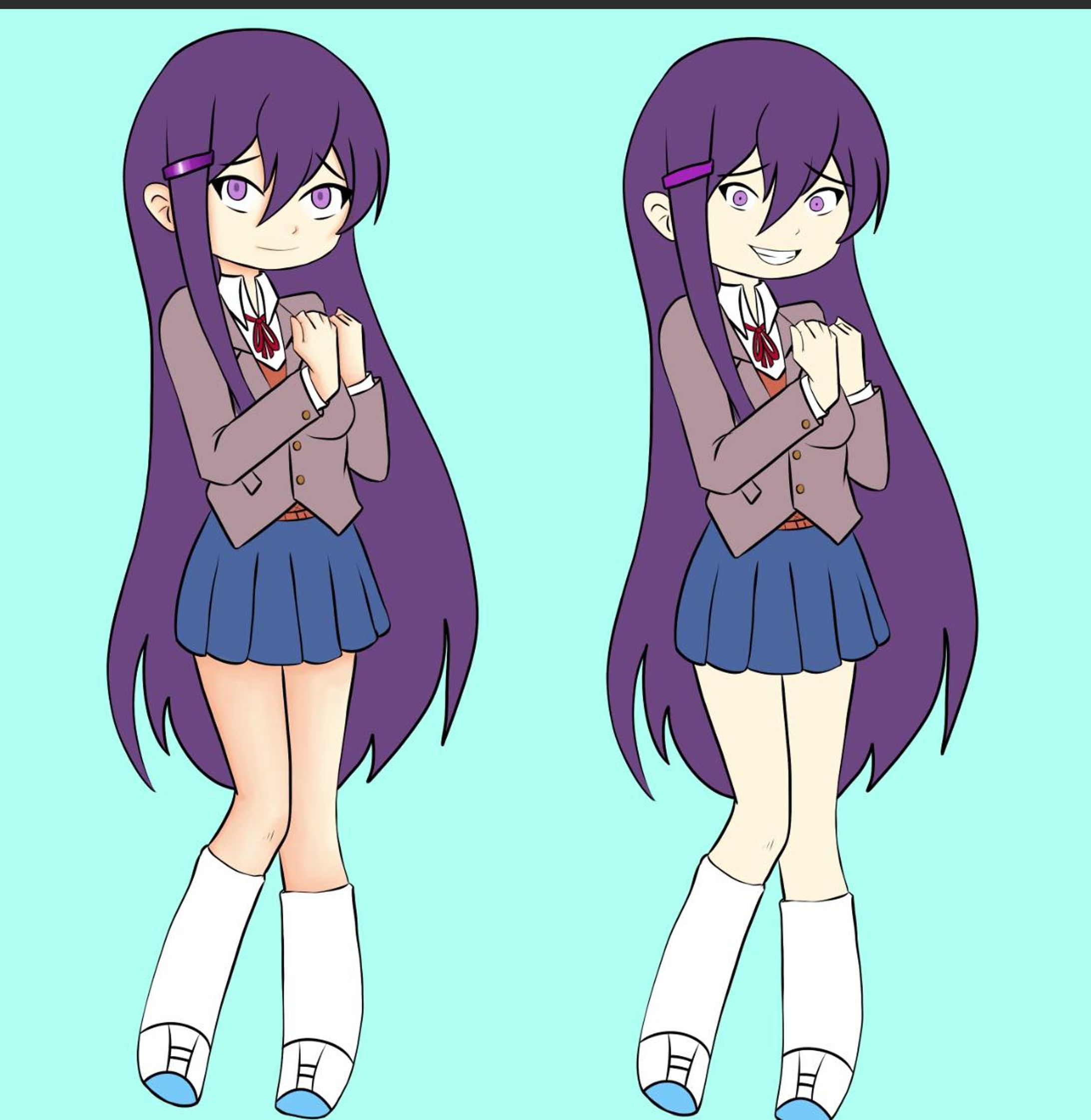 yuri keychain ddlc-1
