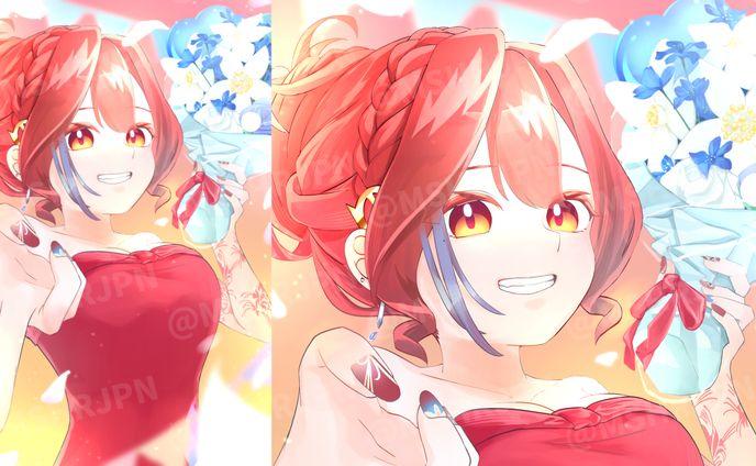  2周年記念用イラスト/結橘萌花 様