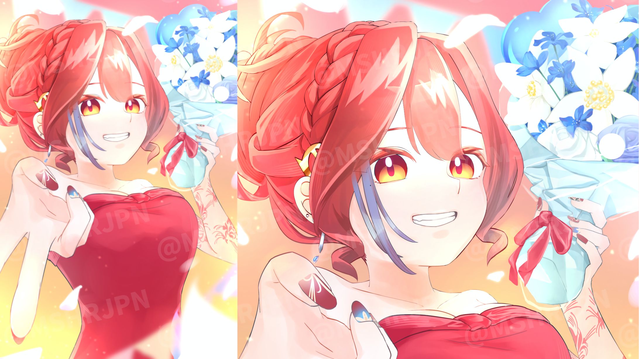  2周年記念用イラスト/結橘萌花 様-1