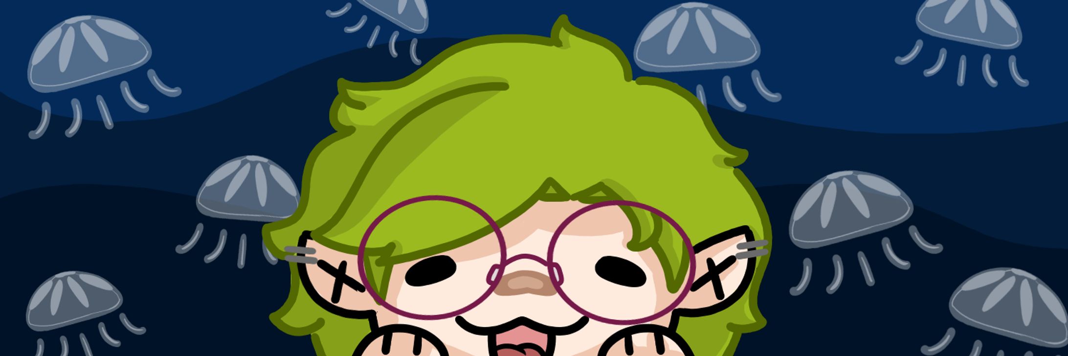 Peek banner YCH - Jellyfish BG - Lobocimby-1