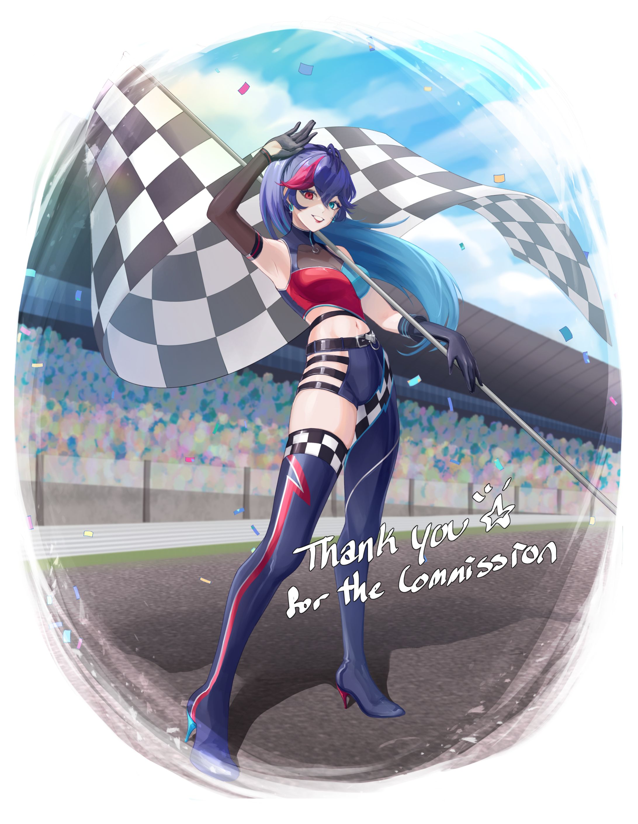 【個人依頼】レースクイーン-1