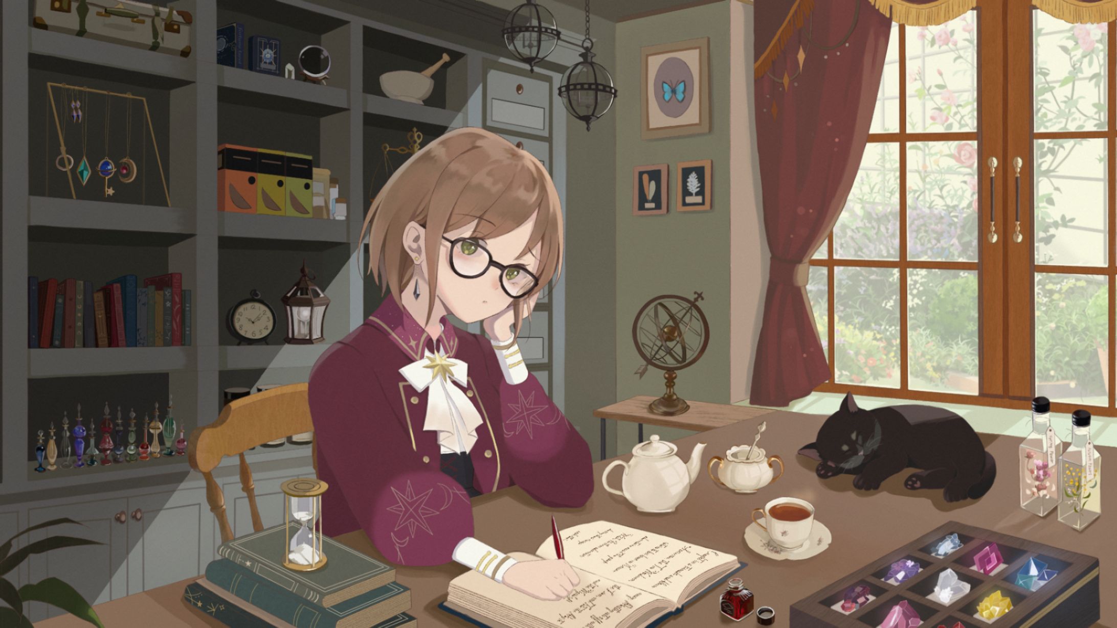 【仕事絵】デスクトップイラスト-1