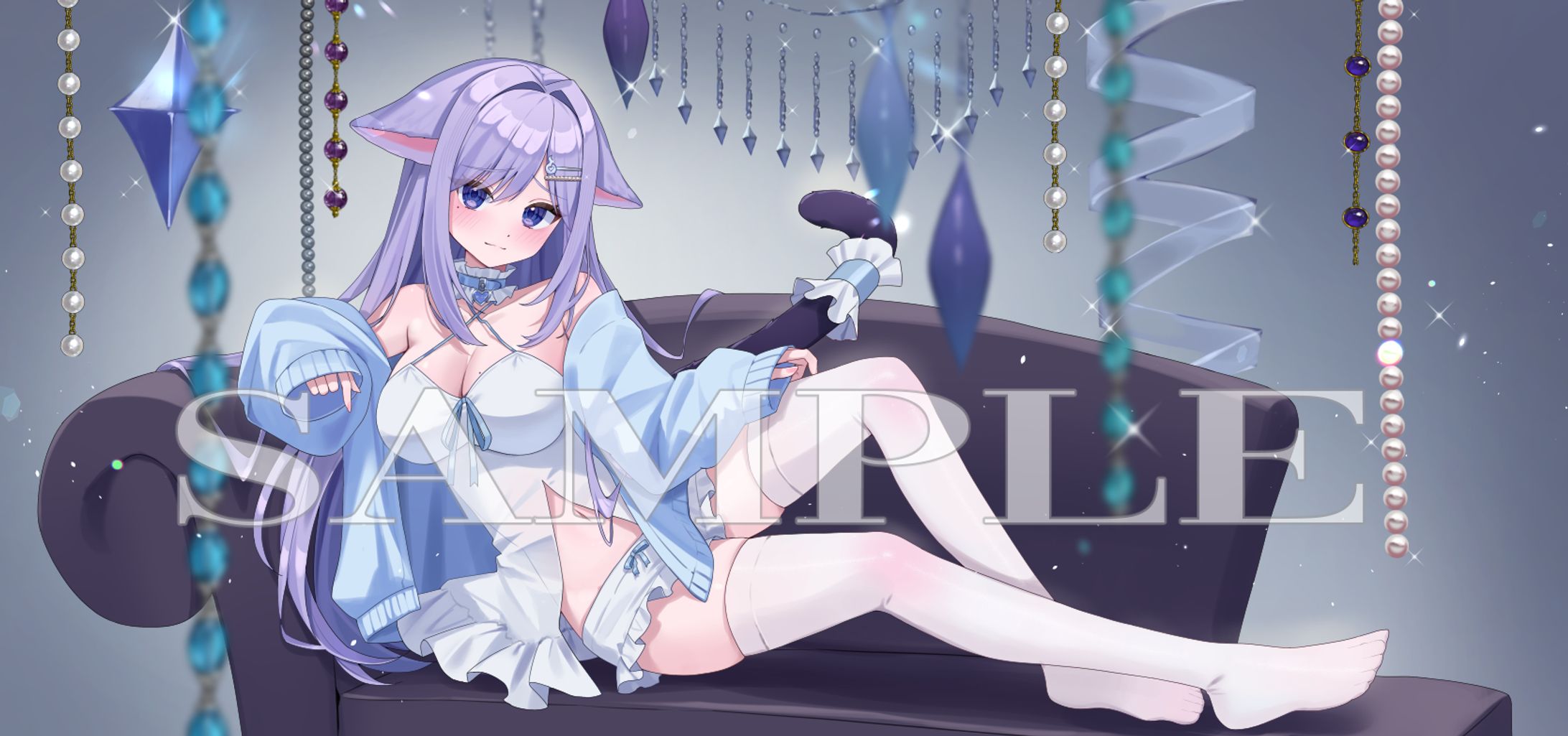 おなつのにびたし様　『黒毛和牛上塩タン焼680円』新衣装記念歌ってみたイラスト2点/表情差分2点-1