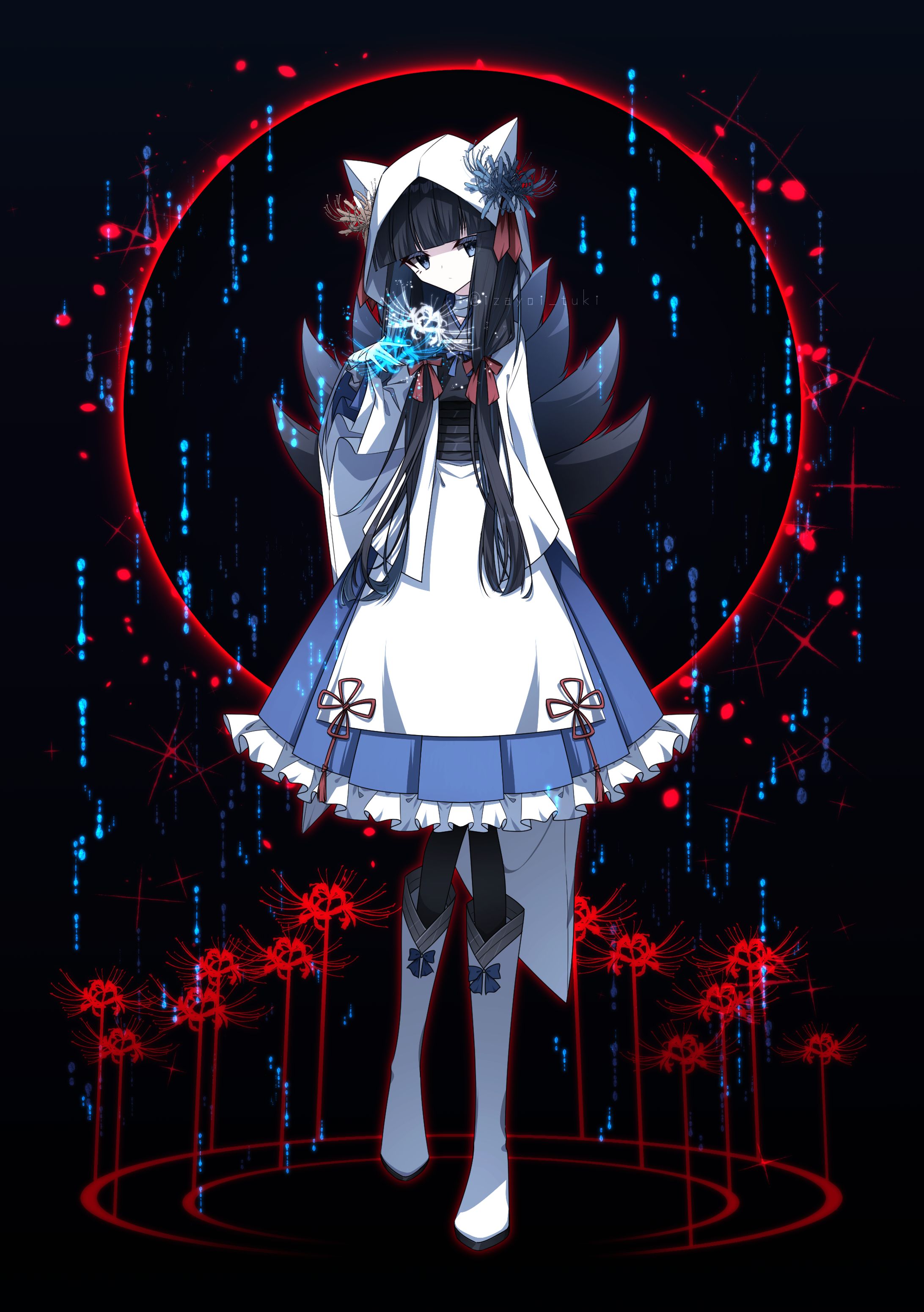 狐少女　立ち絵-1
