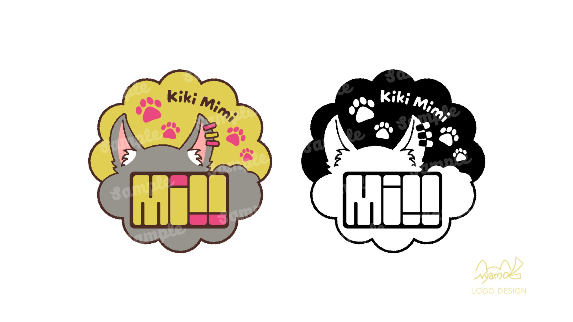 喜々ミミ様　シンボルロゴデザイン-1