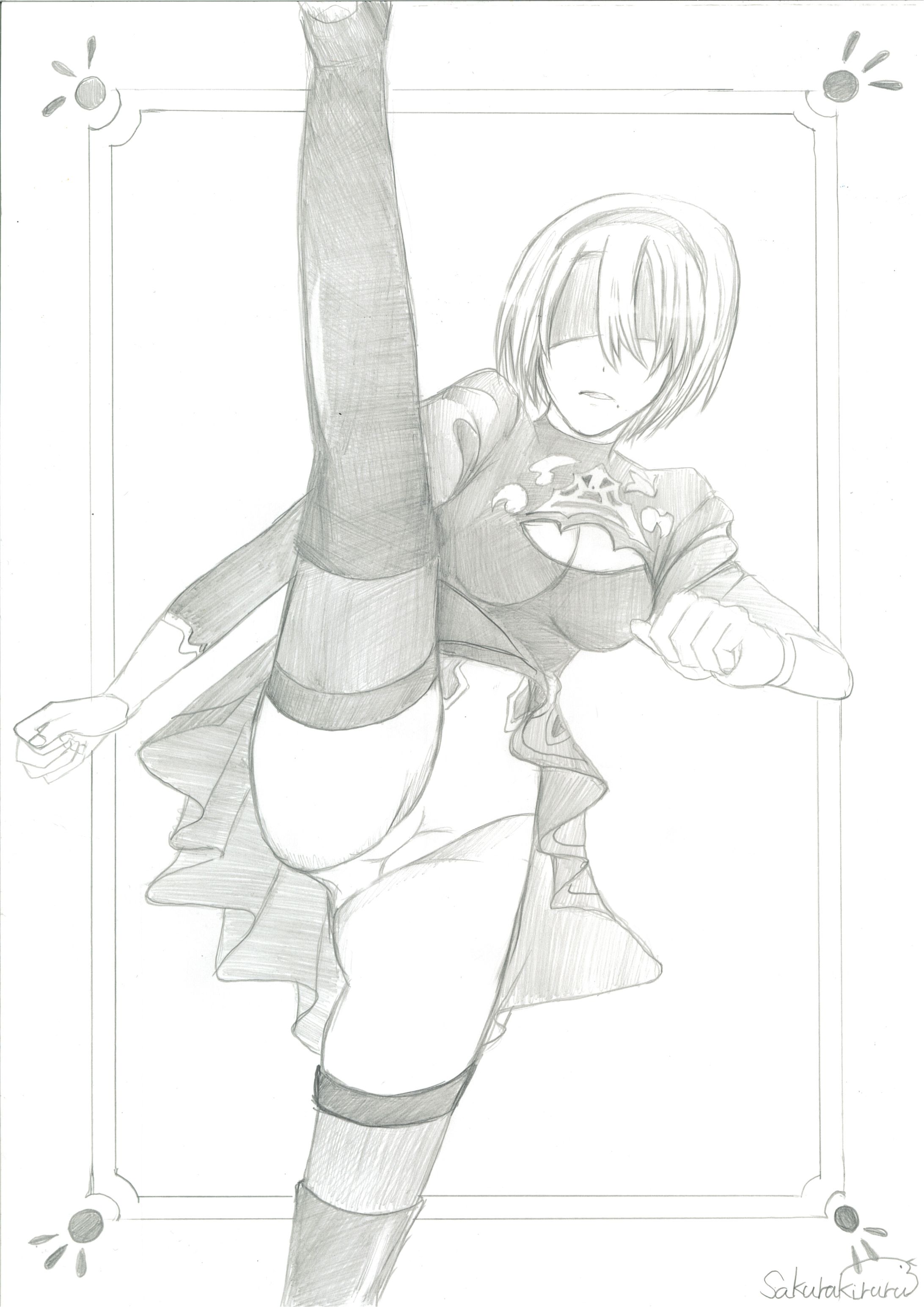 ニーアオートマタシリーズ・通称2B(ヤフオク)05/9/10-1